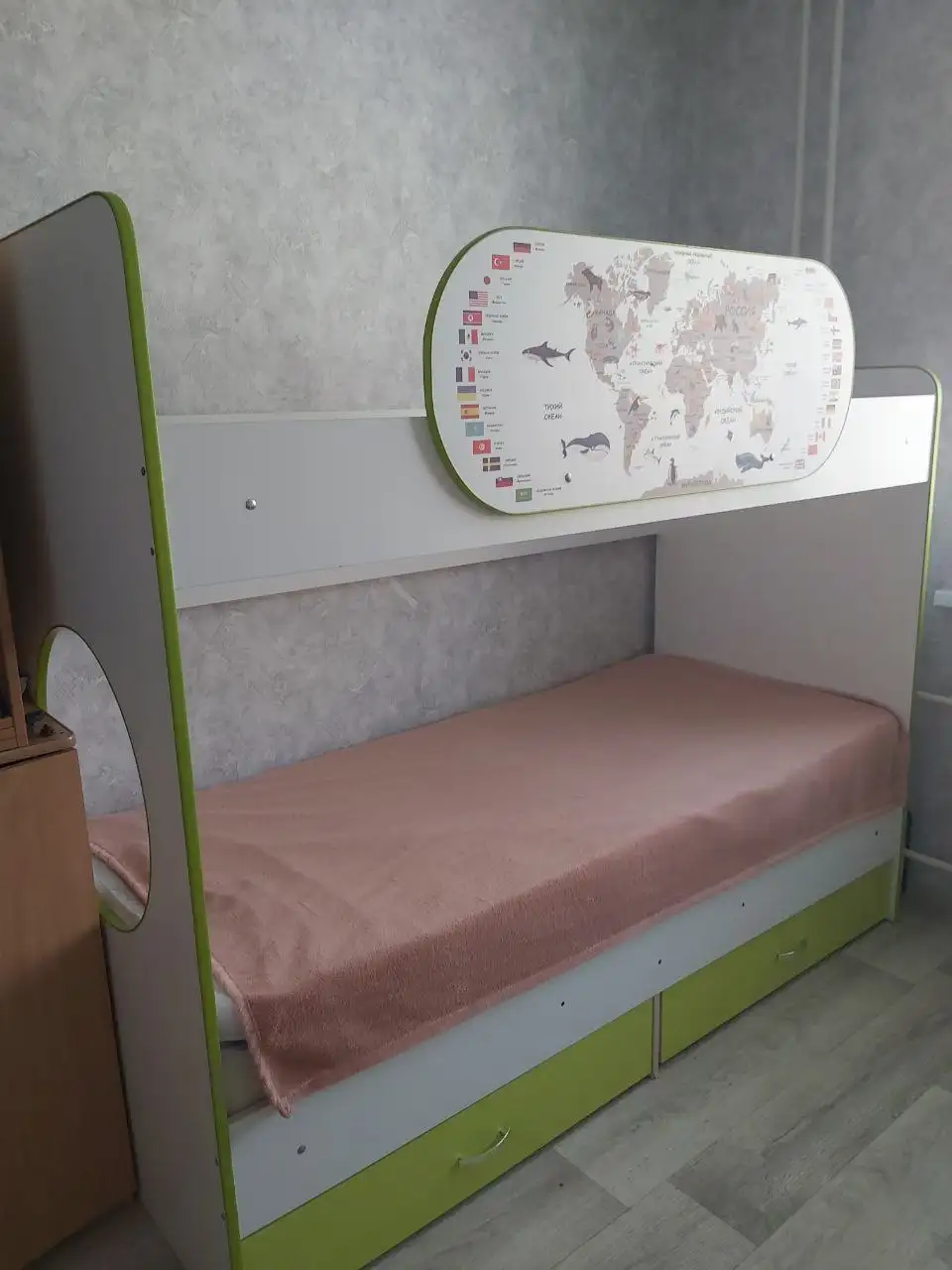 Продам двухъярусную кровать с матрасами и ящиками - Мебель (Для дома и дачи) в Пермь