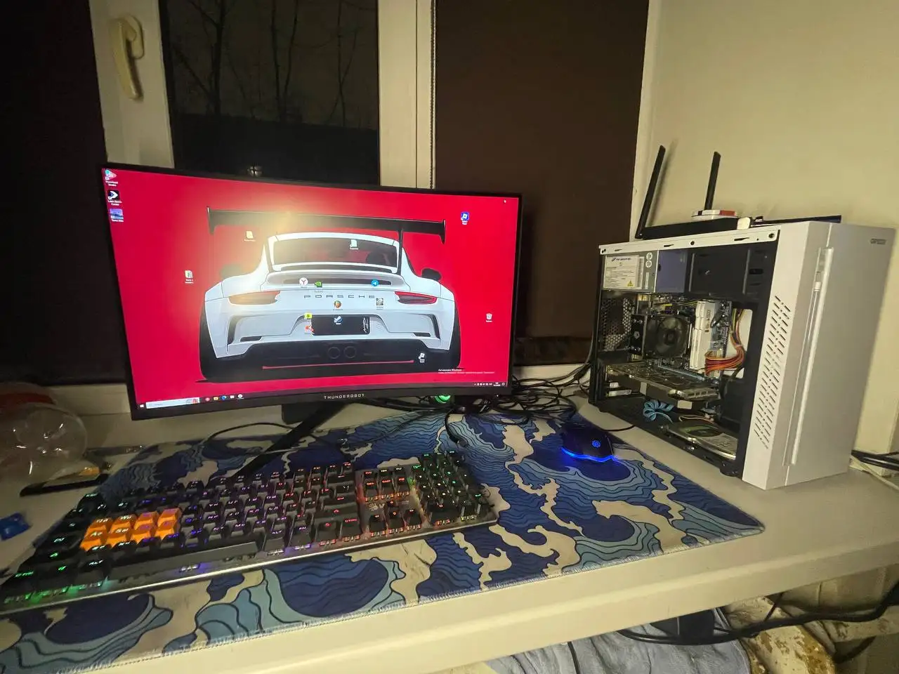 Продам компьютер I3 3220 с видеокартой 1050ti и монитором 27 дюймов - Компьютеры и комплектующие (Электроника) в Пермь