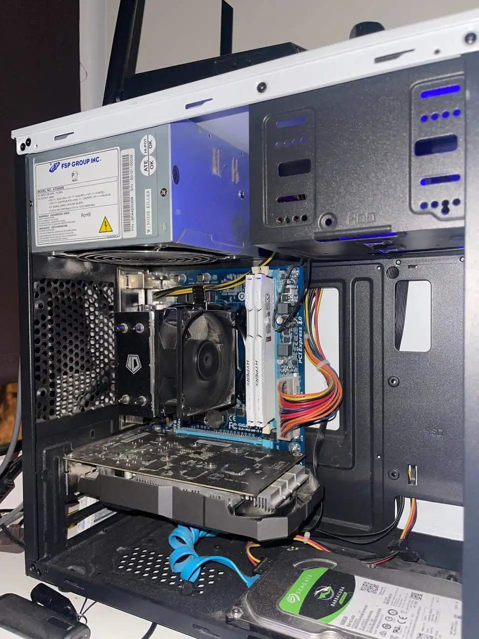 Продам компьютер I3 3220 с видеокартой 1050ti и монитором 27 дюймов - Компьютеры и комплектующие (Электроника) в Пермь