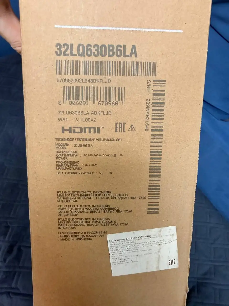 Телевизор LG 32 дюйма Смарт в идеальном состоянии - Телевизоры (Электроника) в Пермь