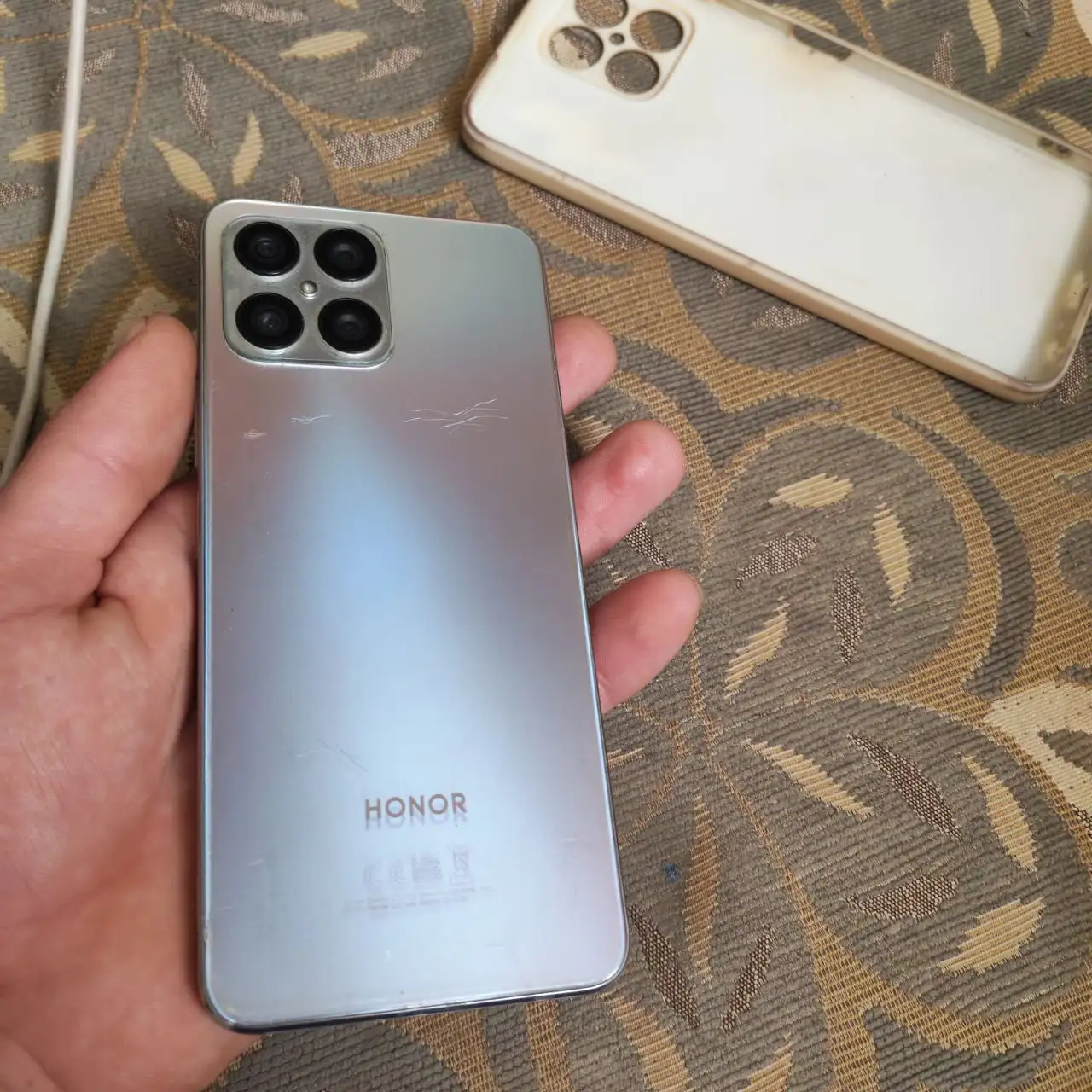 Honor X8 8/128 с разбитым экраном - Смартфоны (Электроника) в Пермь