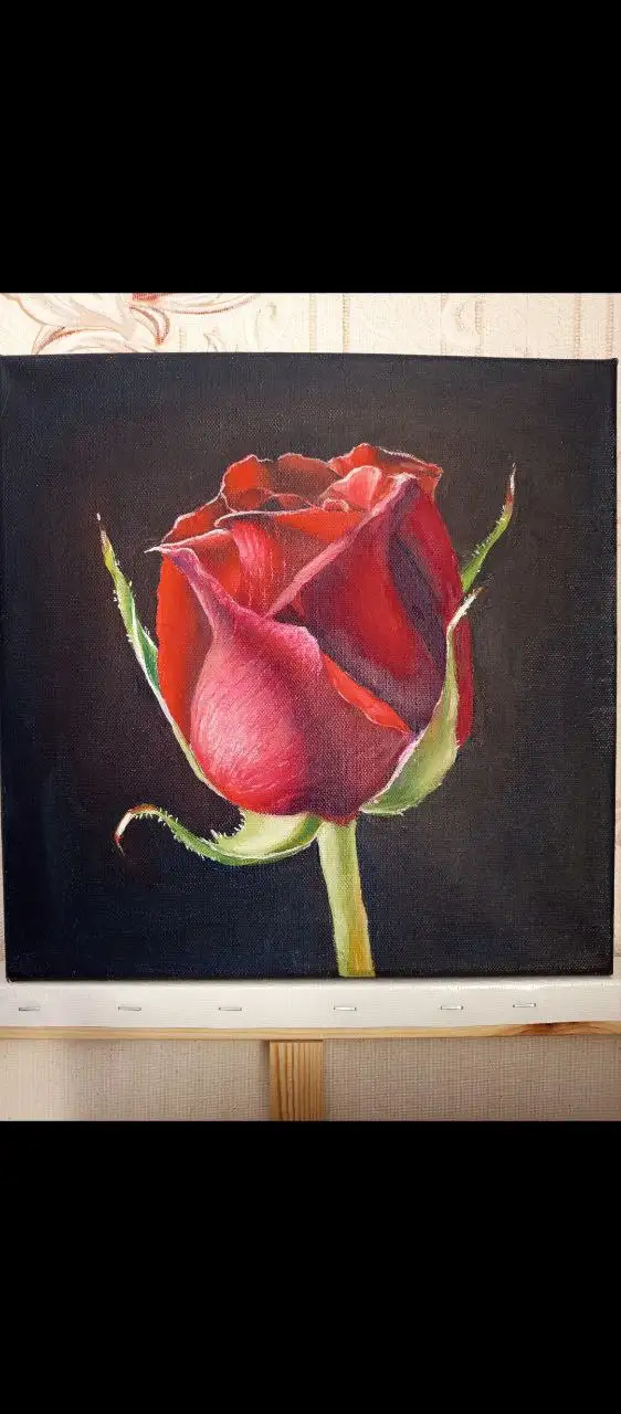 Картина маслом Роза-символ любви - Картины (Хобби и отдых) в Пермь
