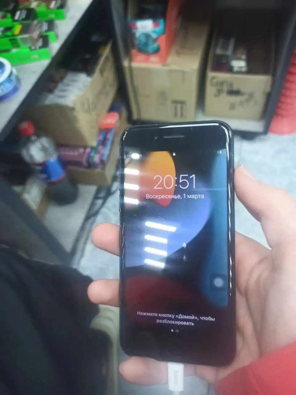 iPhone 7 32гб с неработающей кнопкой - Смартфоны (Электроника) в Пермь