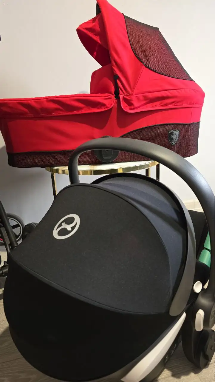 Коляска Cybex Balios S 3 в 1 с сумкой Ferrari - Товары для детей в Пермь