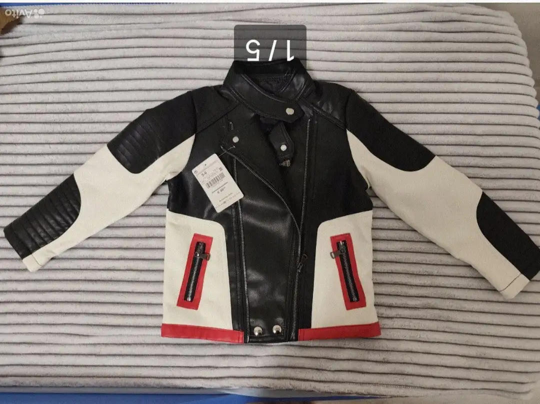 Куртка из эко кожи для ребенка 4-5 лет - Детская одежда (Одежда) в Пермь