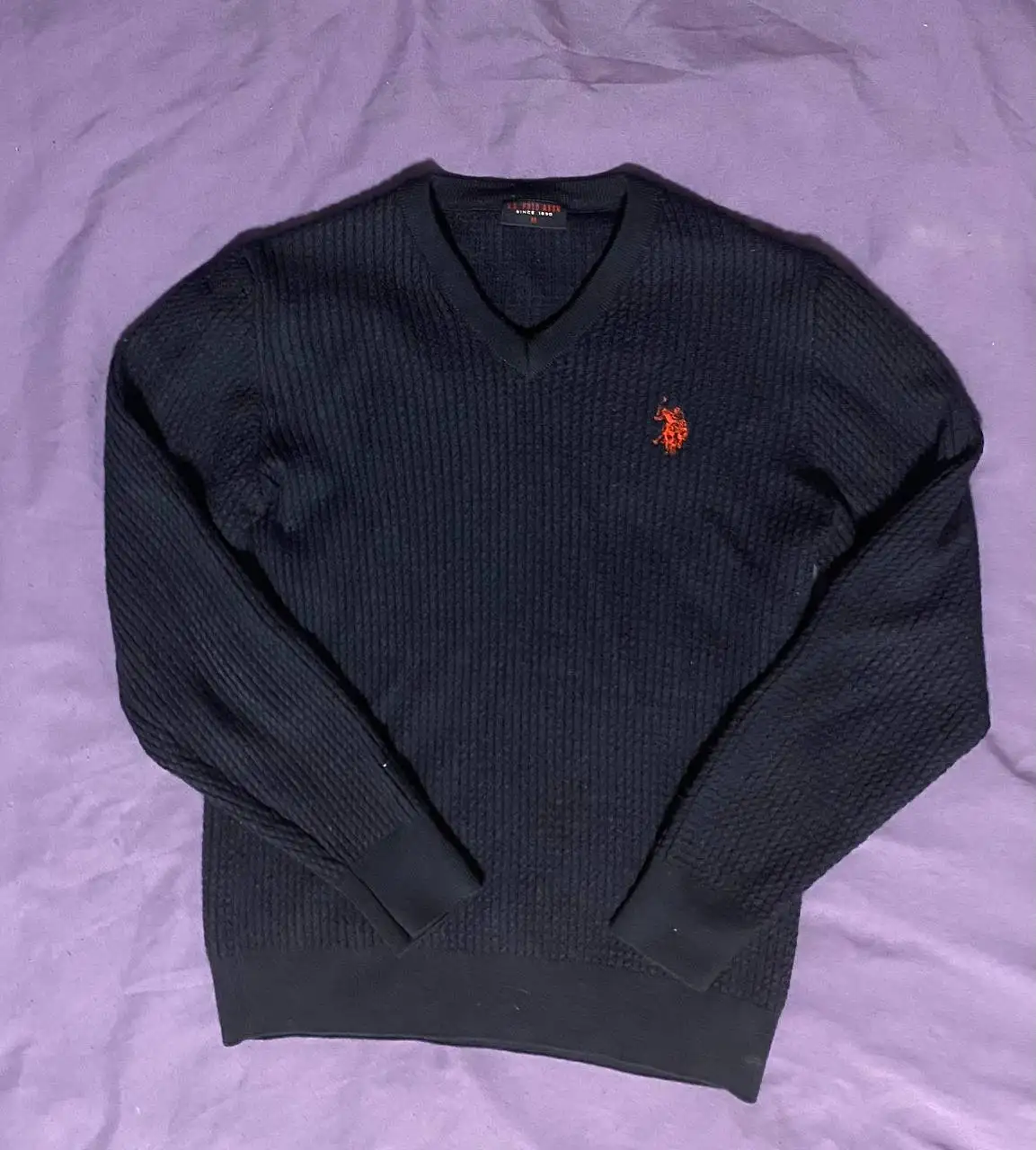 Свитшот US Polo Assn синий размер M - Свитшоты (Одежда) в Пермь