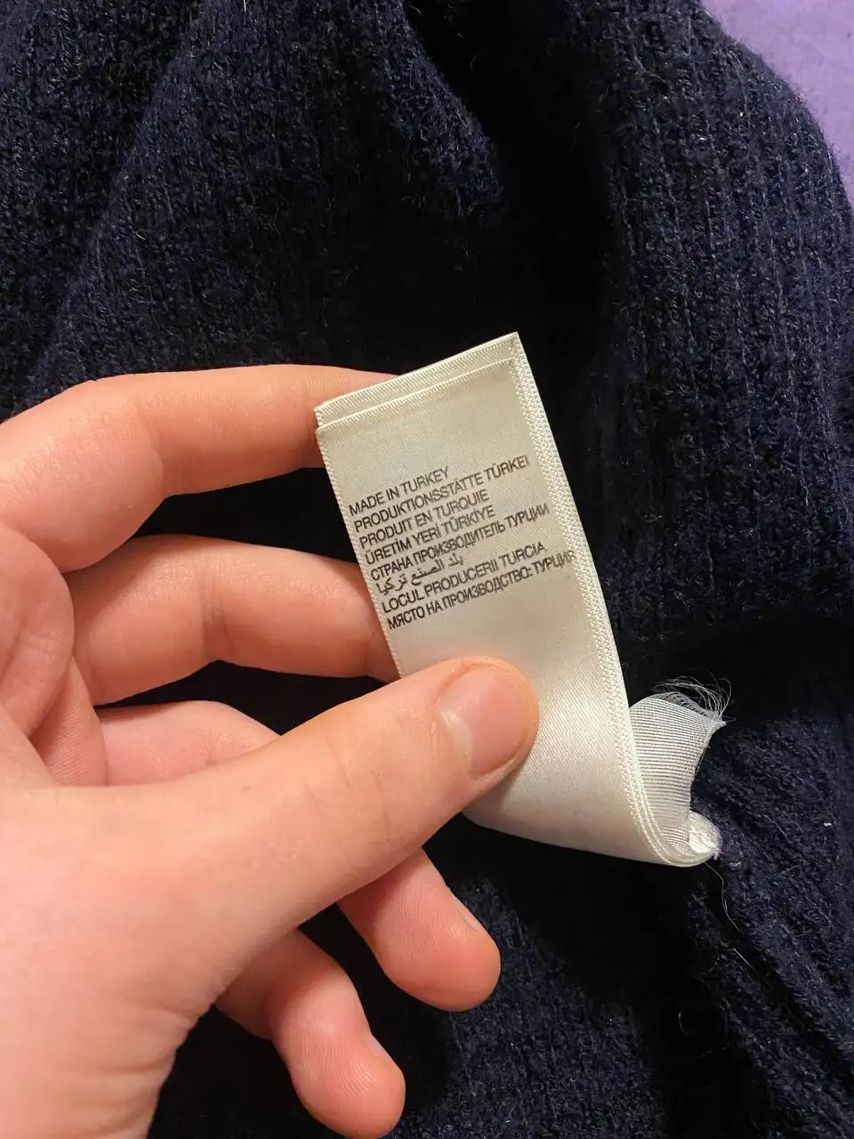 Свитшот US Polo Assn синий размер M - Мужская одежда (Одежда) в Пермь