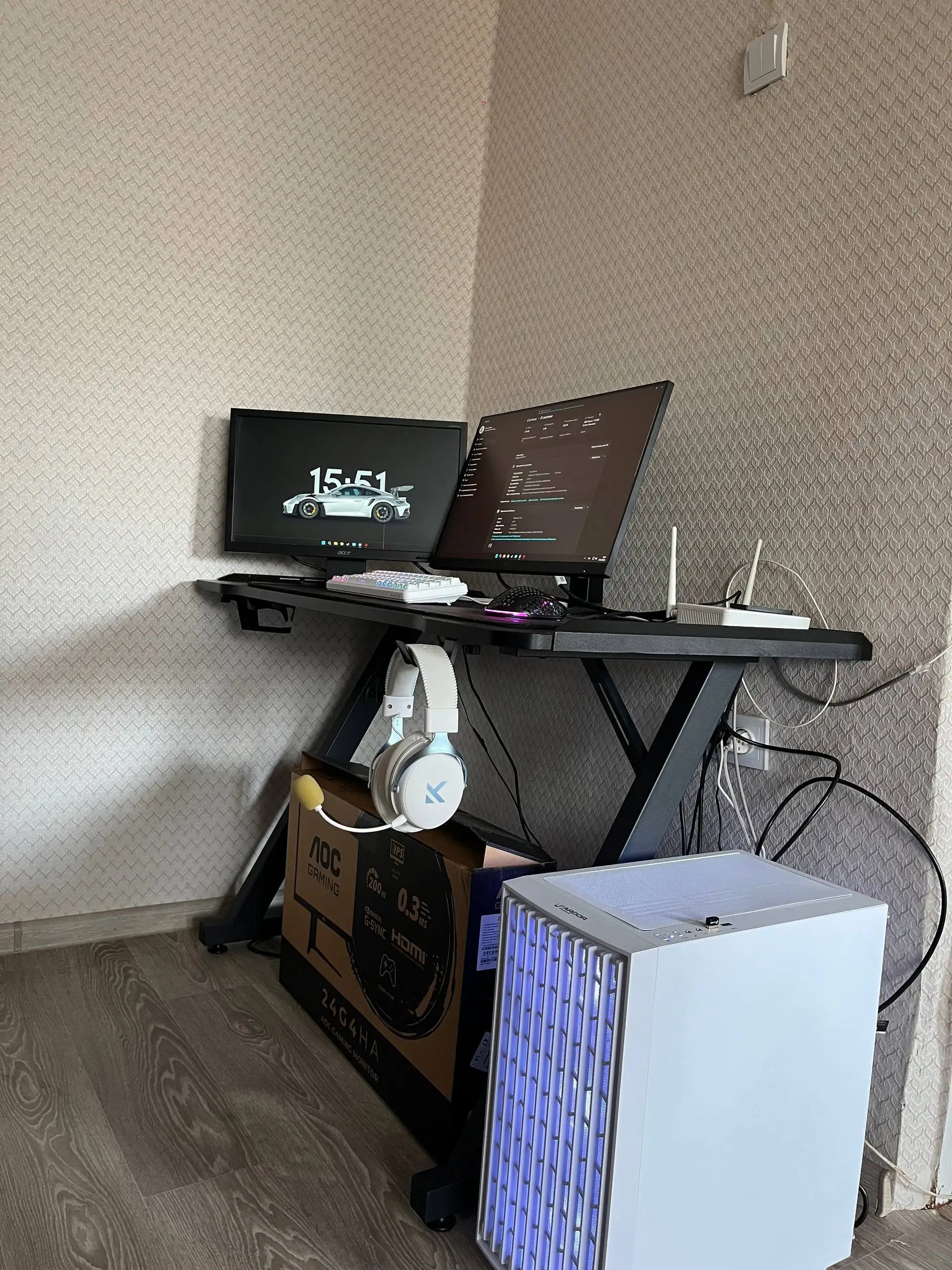 Продажа игрового компьютера с комплектующими - Компьютеры и комплектующие (Электроника) в Пермь