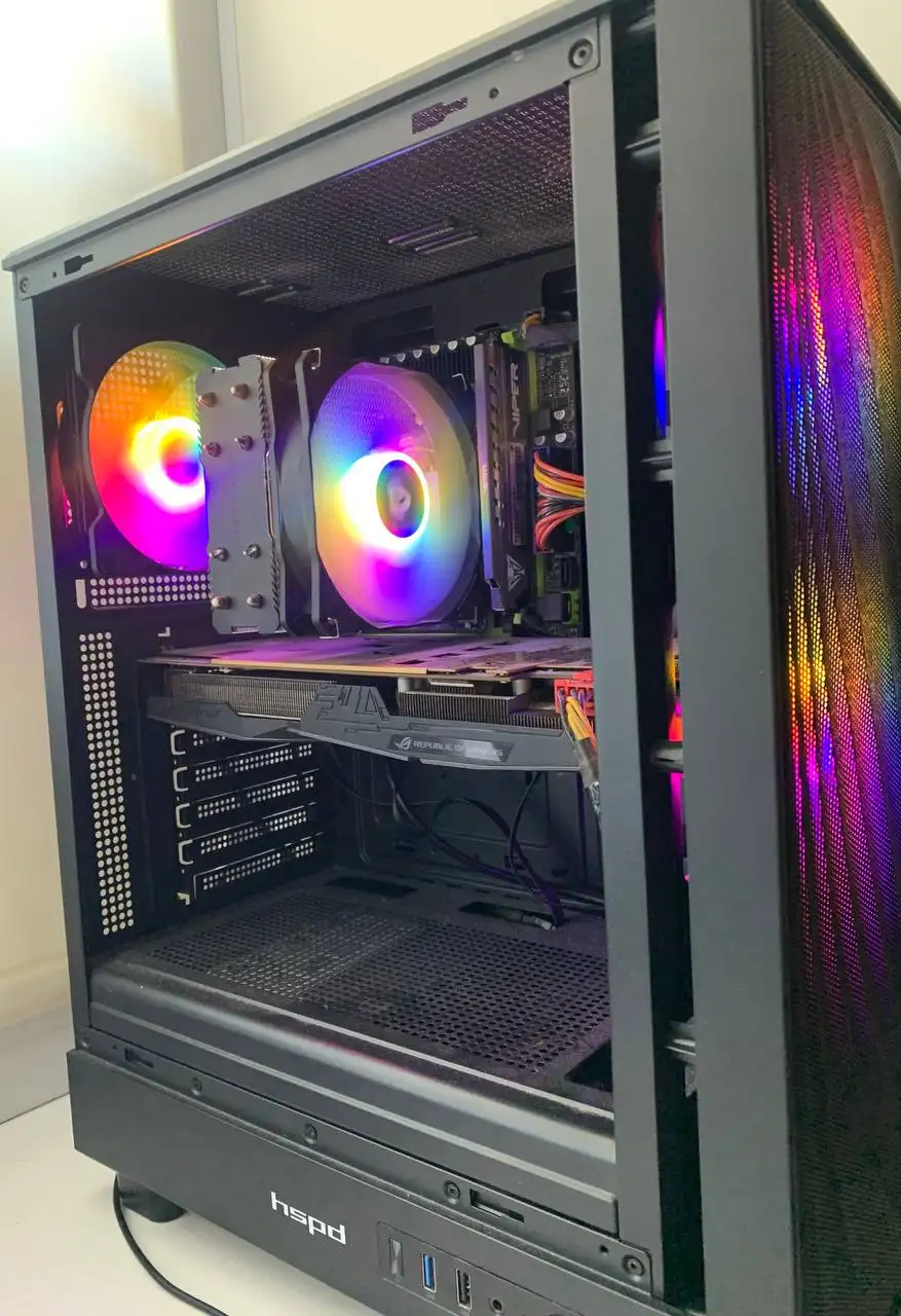 Игровой компьютер с монитором и периферией - Компьютеры и комплектующие (Электроника) в Пермь