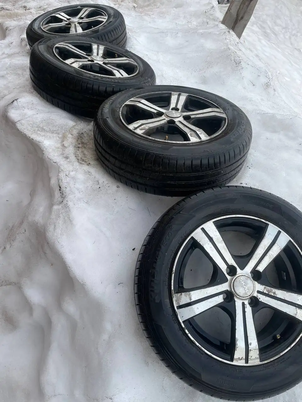 Продажа коселы в сборе с резиной Hankook и дисками SKAD - Колеса и диски (Запчасти) в Пермь