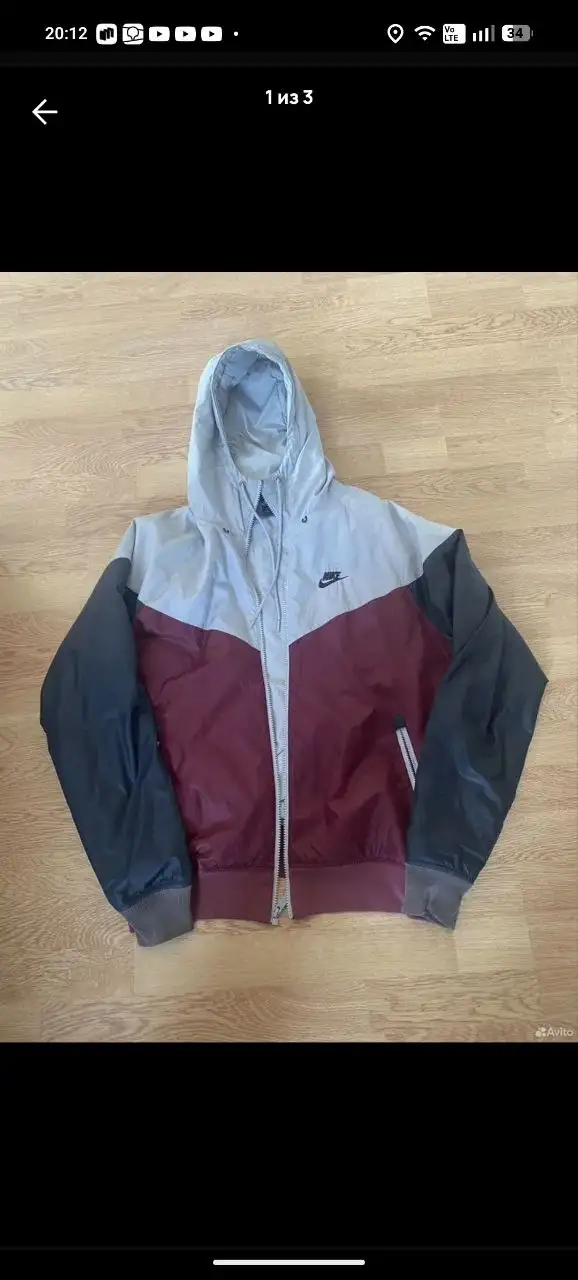Ветровка Найк оригинал на рост 172-180 - Верхняя одежда (Одежда) в Пермь