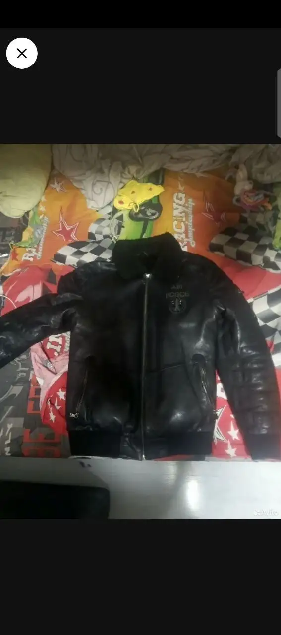 Мужская кожаная куртка Bizon - Верхняя одежда (Одежда) в Пермь