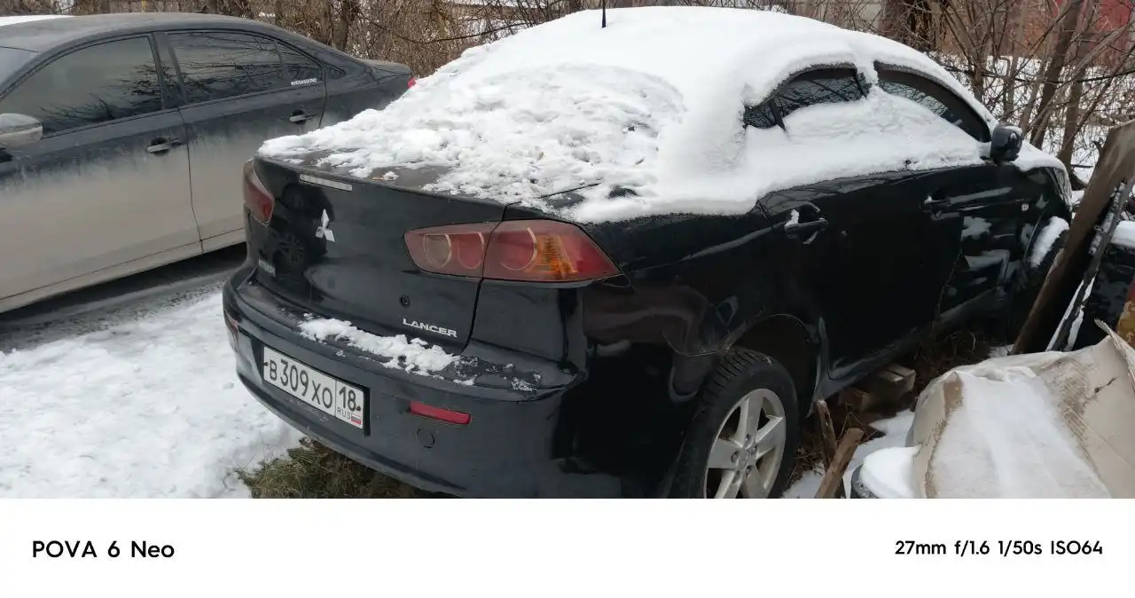 Разбор автомобиля Mitsubishi Lancer 10 под арестом