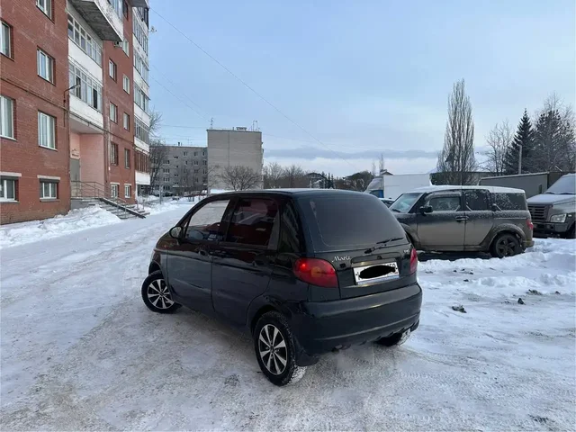 Daewoo Matiz 2009 года, черный, с кондиционером - Госномера в Пермь