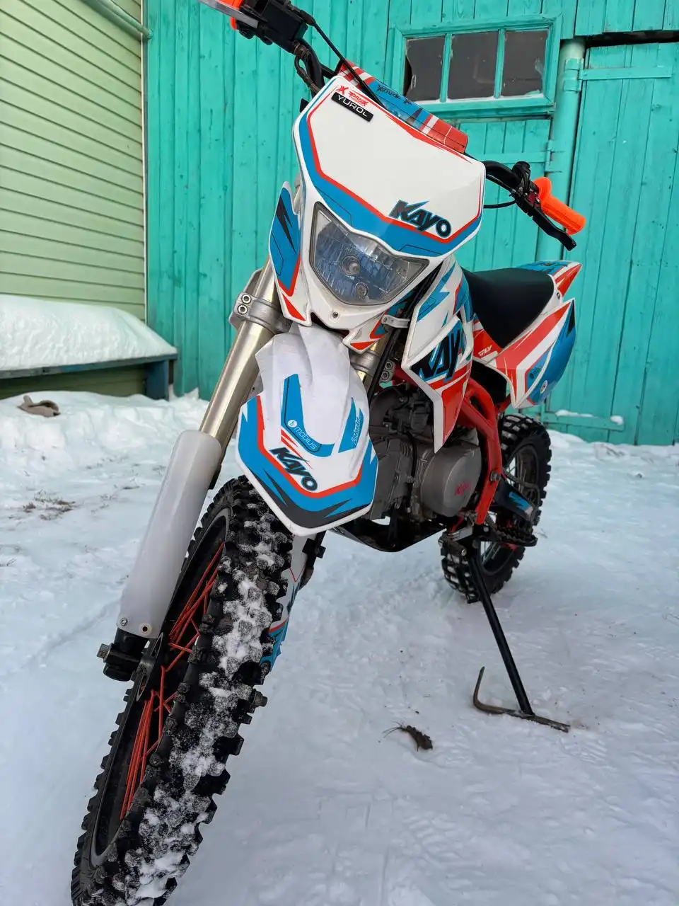 Питбайк Kayo Basik 125 в хорошем состоянии