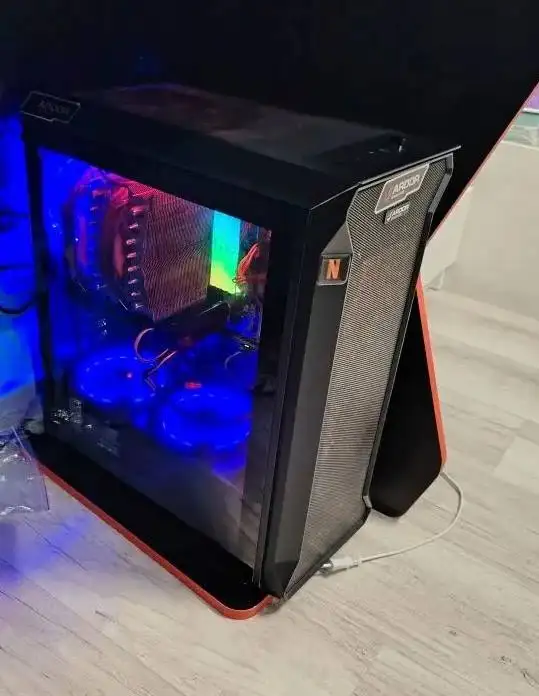 Игровой компьютер AMD Ryzen5 5500 с RX6600 8gb и монитором Redmi 32 - Игровые компьютеры (Электроника) в Барнаул