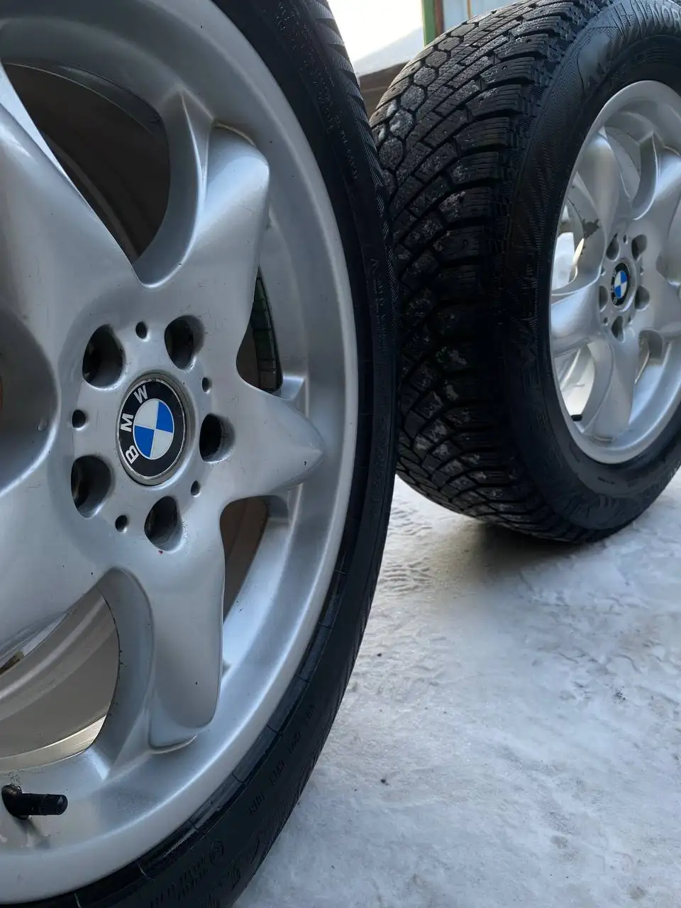 Диски BMW R18 255/55 5x120 8,5j с резиной - Запчасти (Авто) в Барнаул