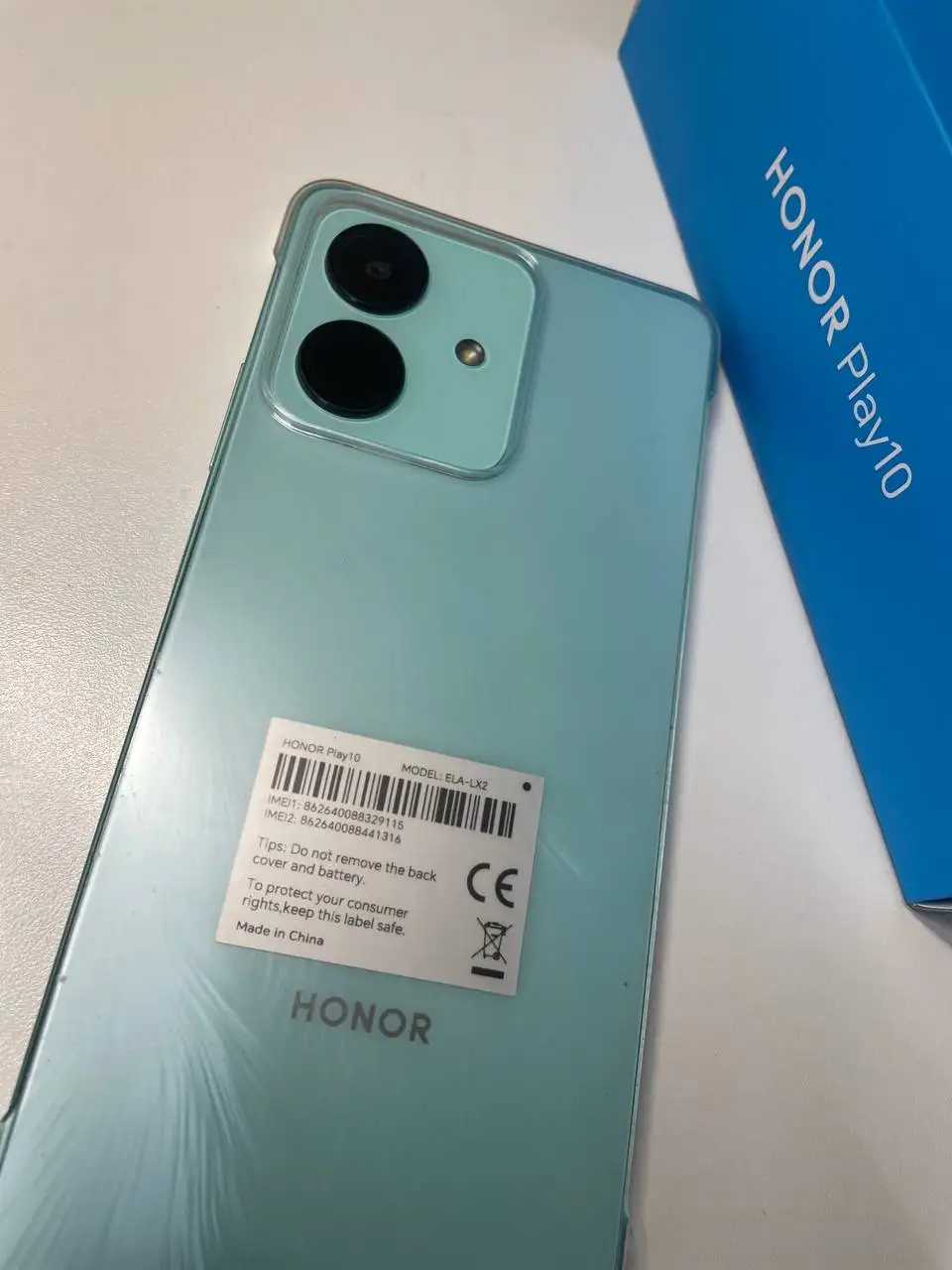 Продажа нового телефона HONOR Play 10 голубого цвета - Мобильные телефоны (Электроника) в Барнаул