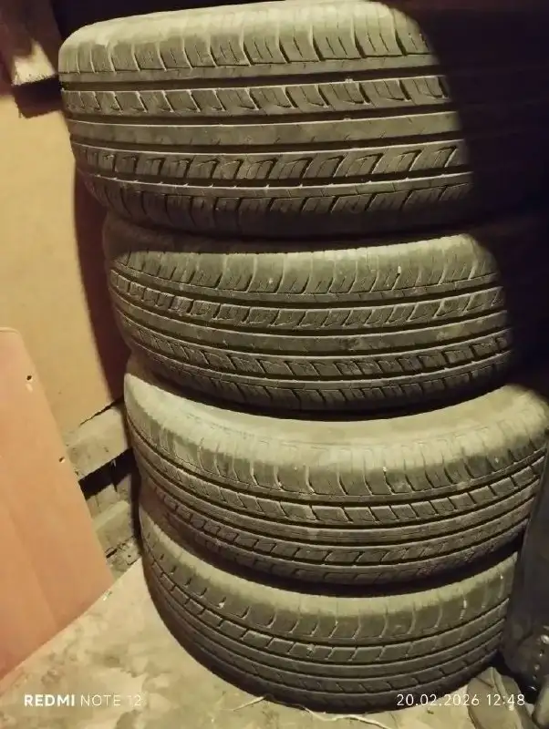 Шины HANKOOK R15 195/60 с дисками - Шины и диски (Авто) в Барнаул
