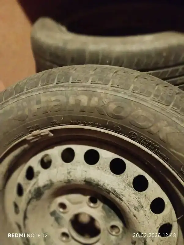 Шины HANKOOK R15 195/60 с дисками - Шины и диски (Авто) в Барнаул