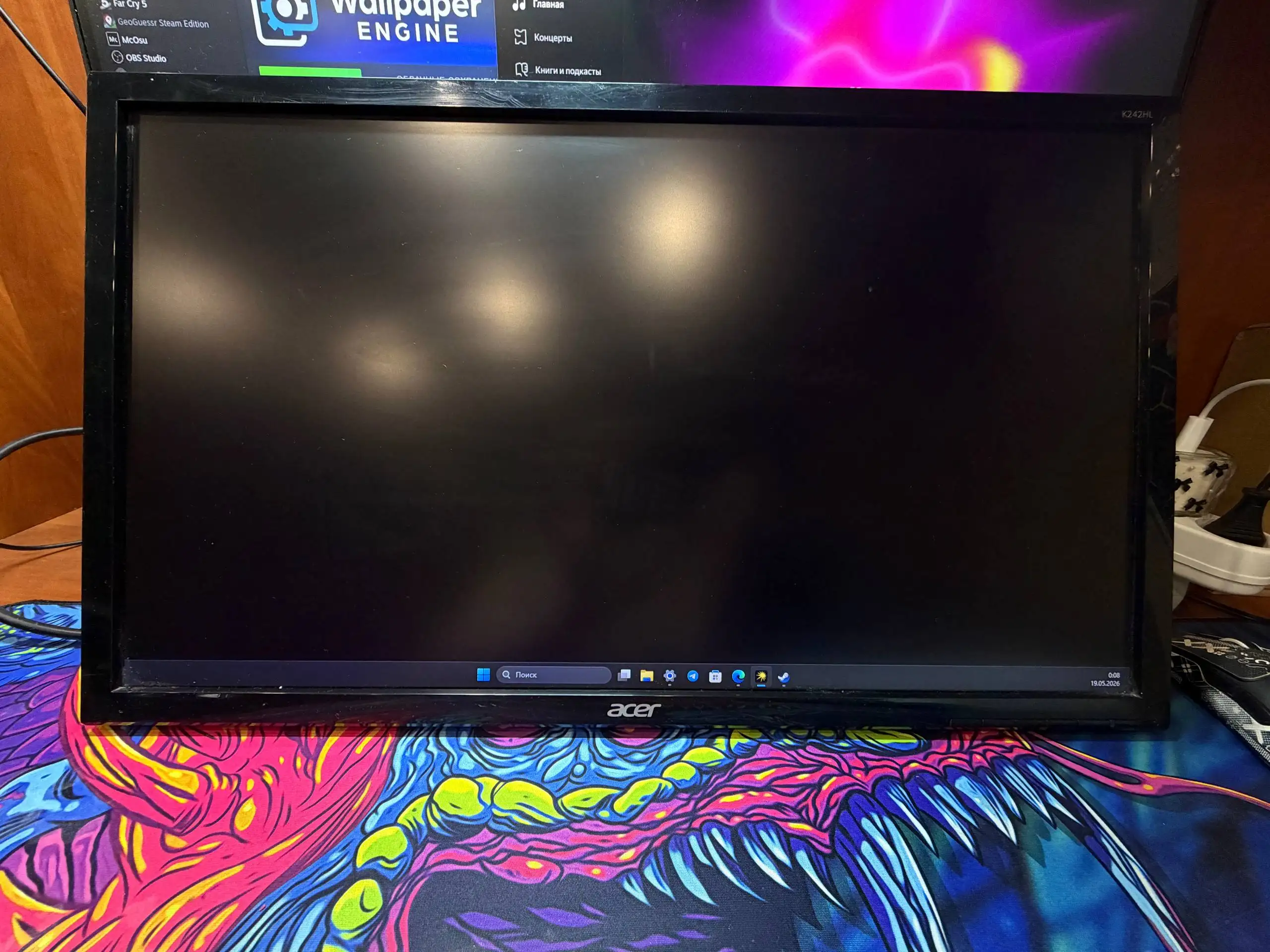 Монитор Acer K242HL 24" Full HD - Мониторы (Электроника) в Барнаул