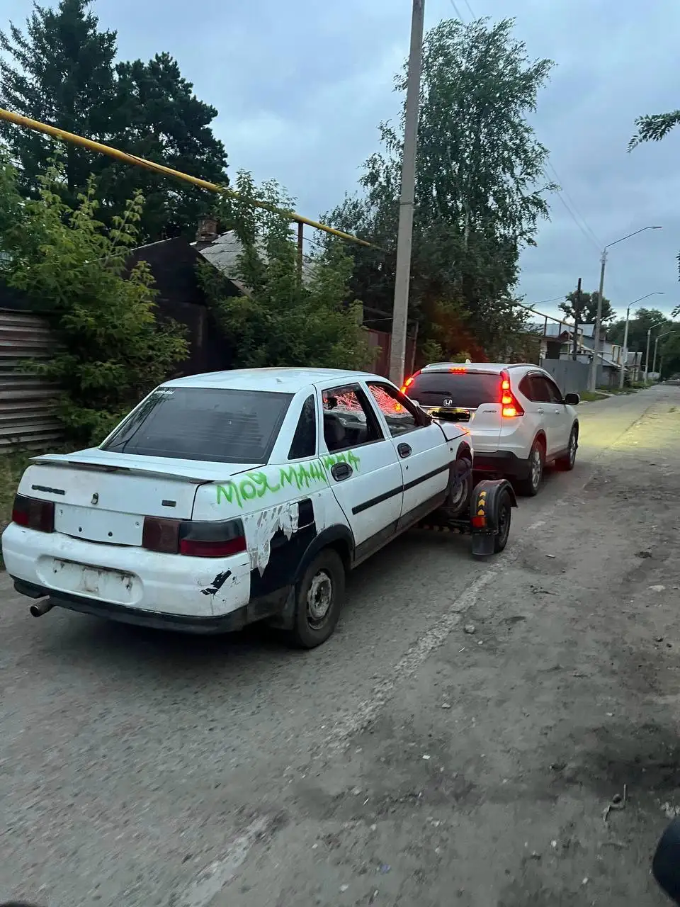 Ваз 2110 на запчасти и сабвуфер с магнитолой - Автомобили запчасти, автозвук (Авто) в Барнаул