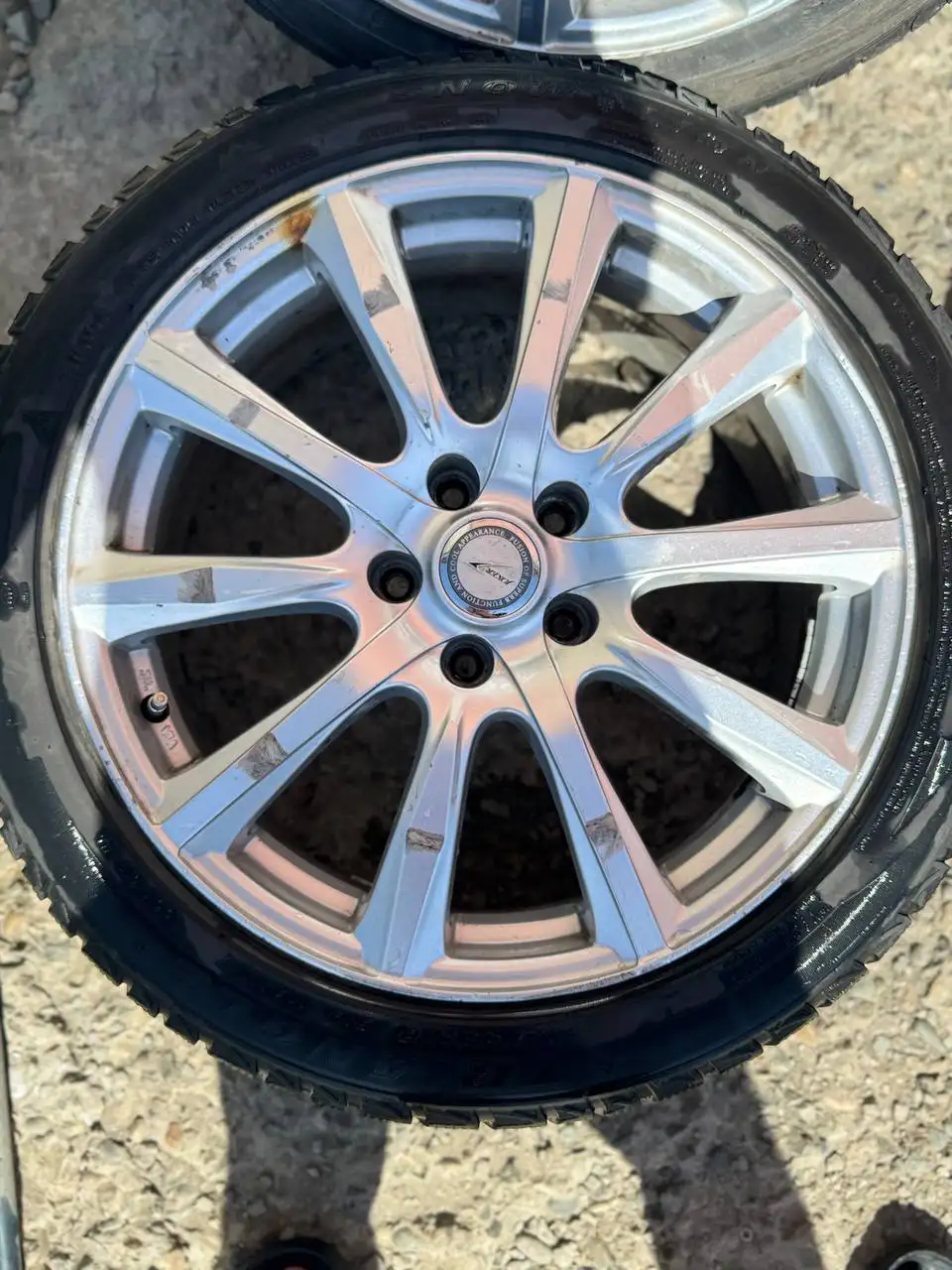 Продам диски R18 5x114.3 с резиной - Диски (Авто) в Барнаул