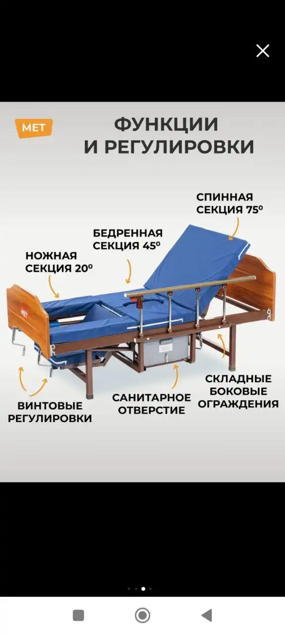 Продам кровать для лежачих больных