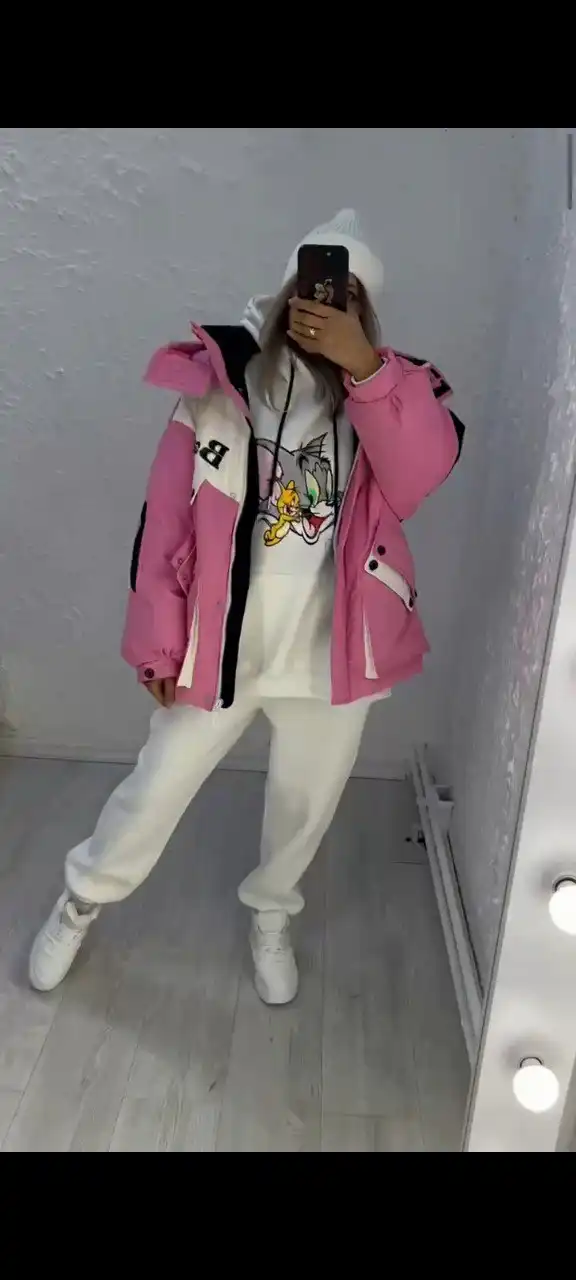 Спортивный костюм тройка с курткой и шапкой