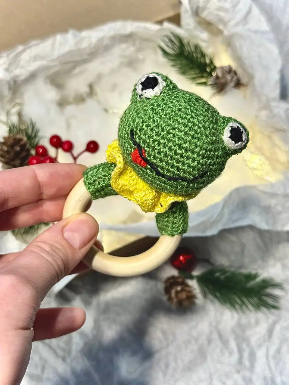 Вязаная погремушка - Игрушки (Товары для детей) в Барнаул