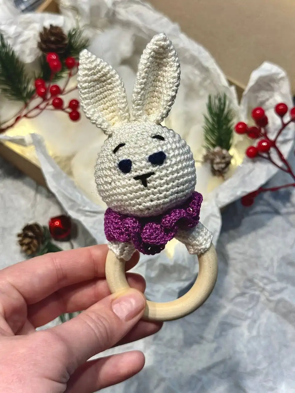 Вязаная погремушка - Игрушки (Товары для детей) в Барнаул