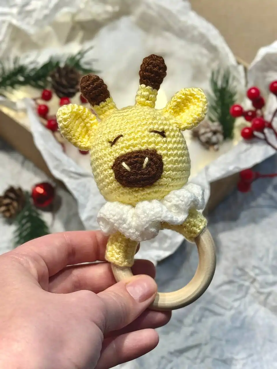 Вязаная погремушка - Игрушки (Товары для детей) в Барнаул