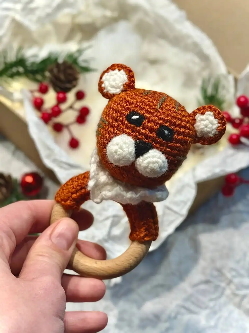 Вязаная погремушка - Игрушки (Товары для детей) в Барнаул