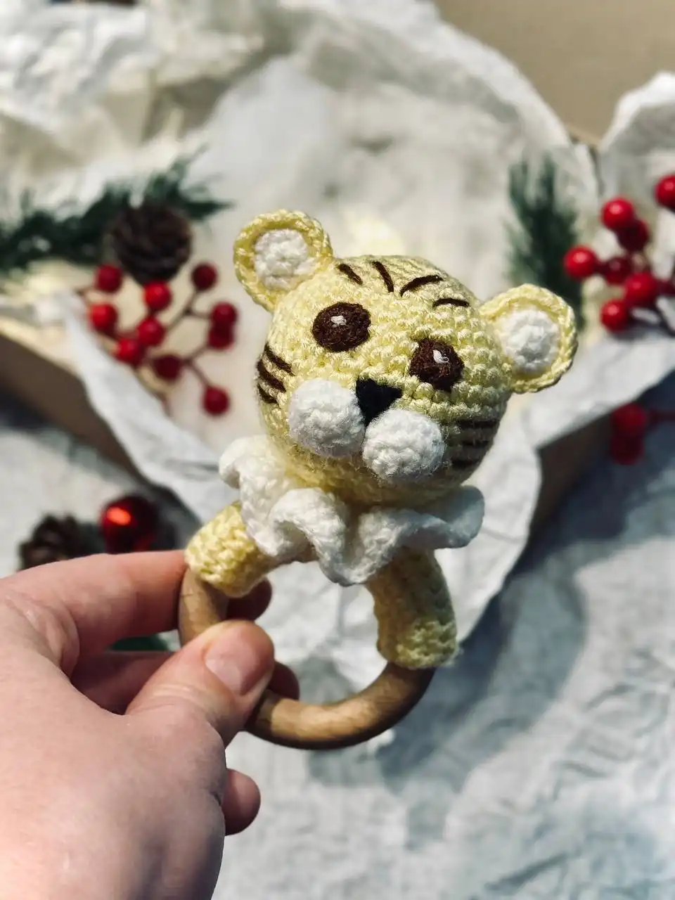 Вязаная погремушка - Игрушки (Товары для детей) в Барнаул