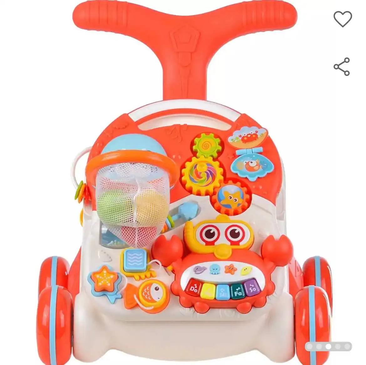 Развивающий столик-каталка с игровой панелью - Развивающие игрушки (Товары для детей) в Барнаул