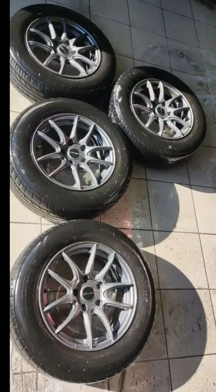 Колеса летние R15 с дисками и шинами Mazzini - Запчасти (Авто) в Барнаул