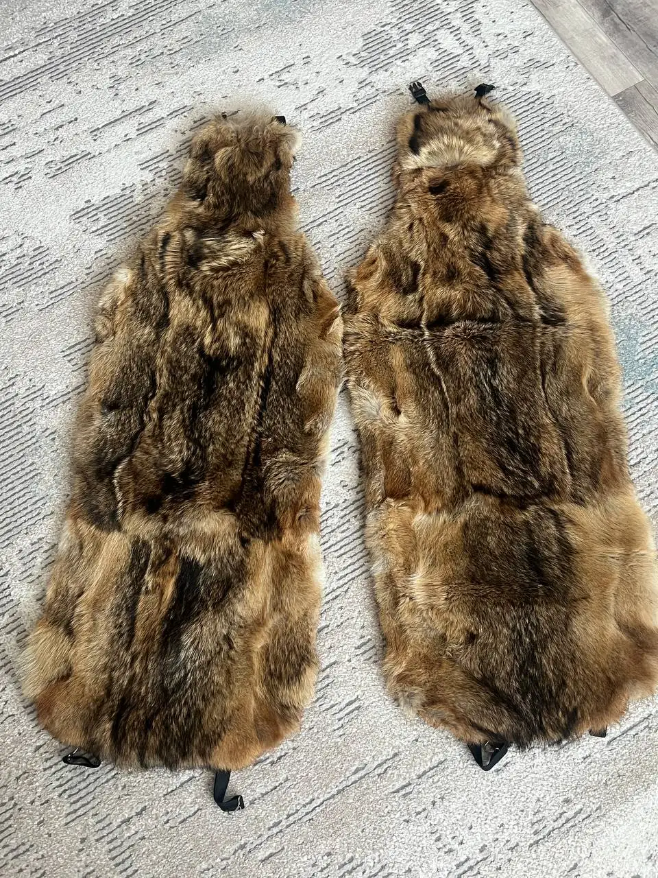 Накидки на передние сиденья авто из натуральной шкуры волка - Аксессуары (Авто) в Барнаул