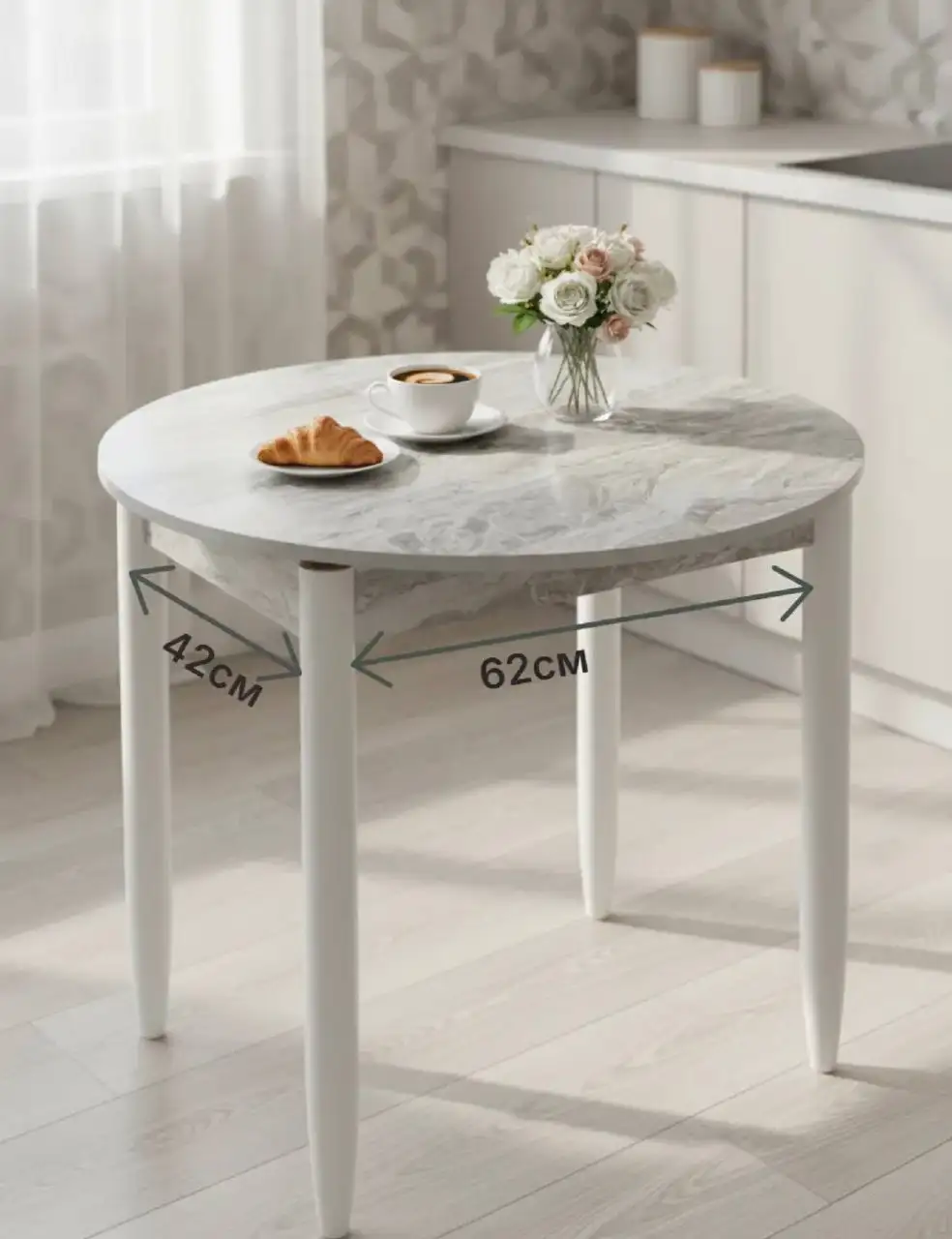 Кухонный стол круглый или овальный - Мебель (Для дома и дачи) в Барнаул