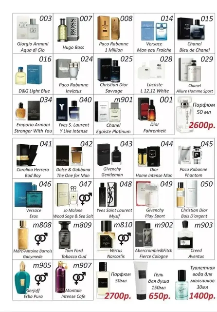 Парфюм Essens - стойкий и шлейфовый номерной - частное объявление в Ульяновск