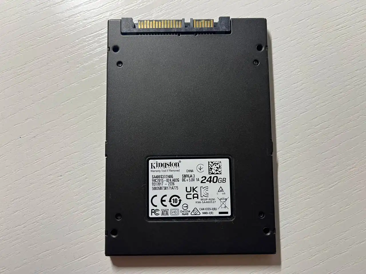 Продам SSD 240 ГБ в хорошем состоянии - Компьютерные комплектующие (Электроника) в Ульяновск