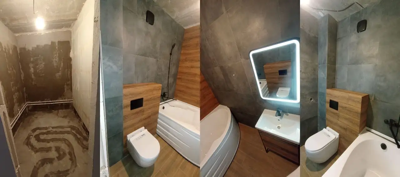 Сантехнические и плиточные работы под ключ - Строительные услуги (Услуги) в Ульяновск