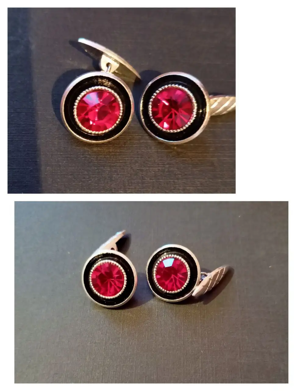 Новые запанки с темно-красным камнем - Барахолка в Ульяновск