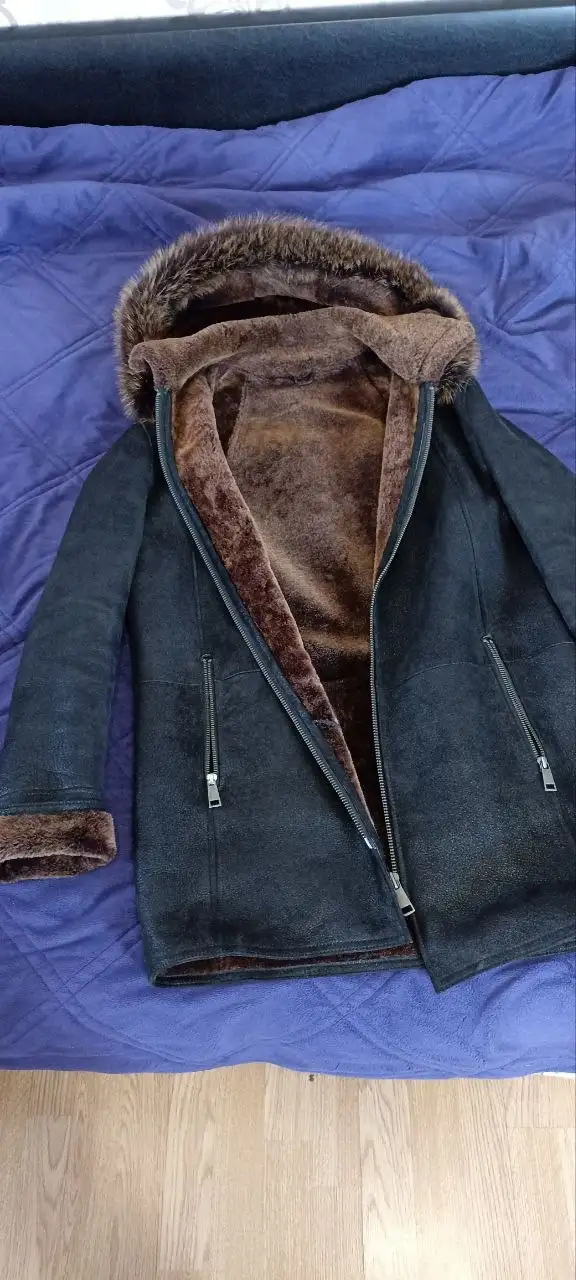 Продам дубленку с мехом енота - Верхняя одежда (Одежда) в Ульяновск