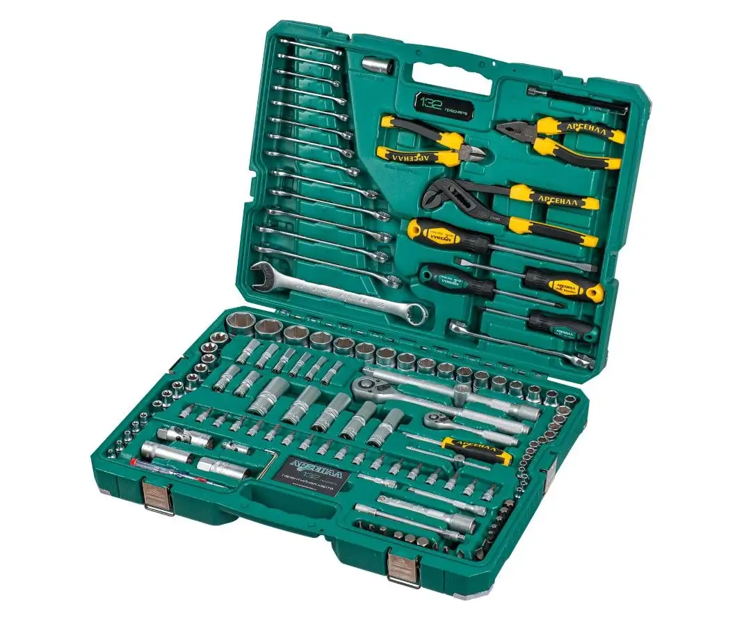 Набор инструментов Арсенал 132 предмета в кейсе - Инструменты (Барахолка) в Ульяновск