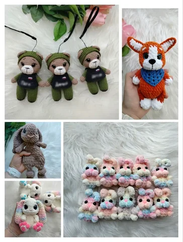 Вязаные игрушки ручной работы - Рукоделие в Ульяновск