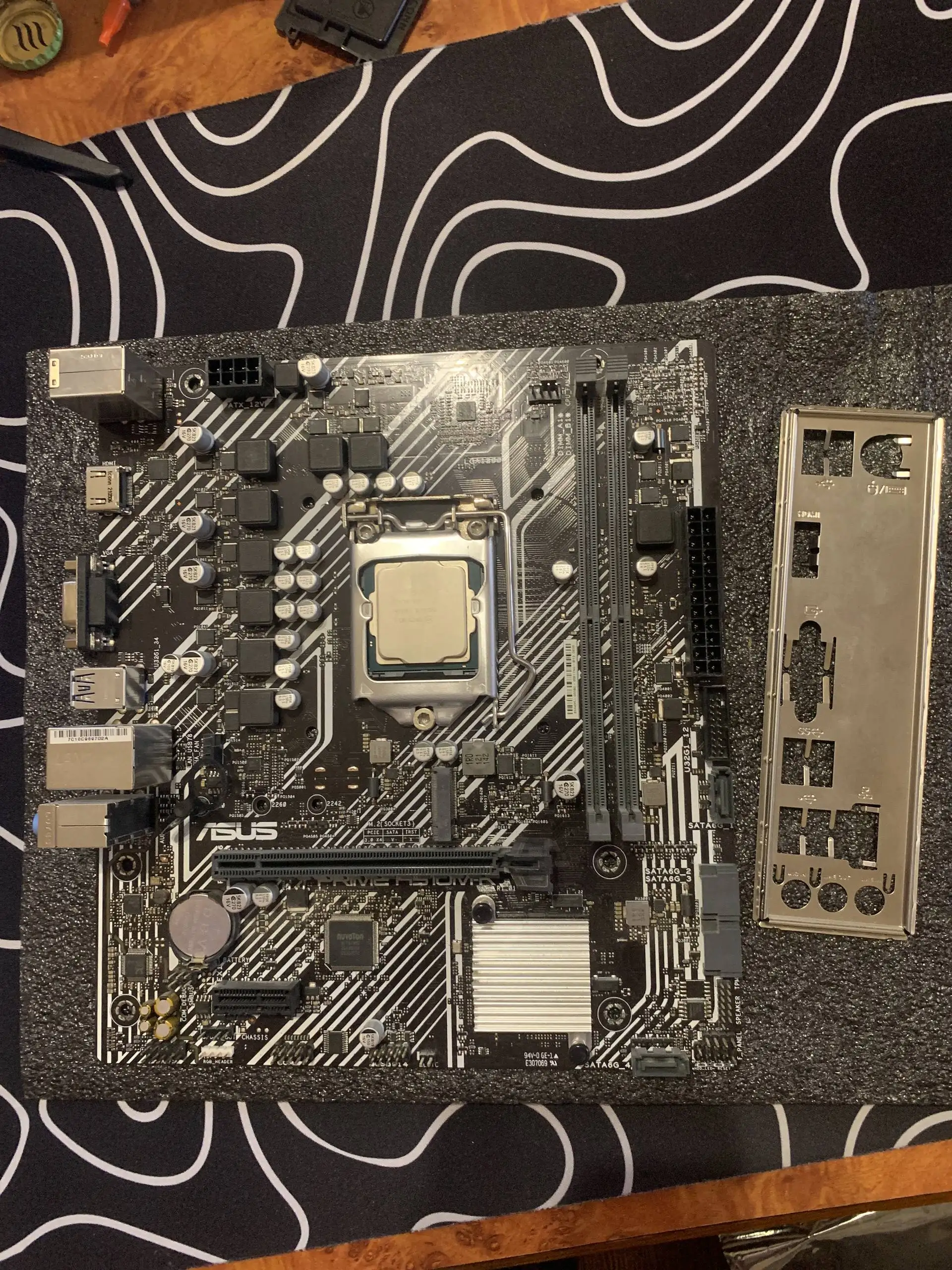 Материнская плата H510M-K с процессором i3 10105F - Компьютерные комплектующие (Электроника) в Ульяновск