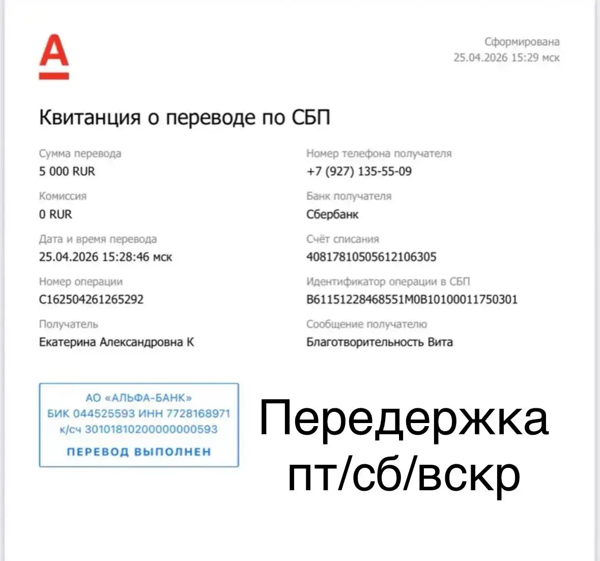 Отчет по собаке Стафу Вите - Благотворительность (Животные) в Саратов