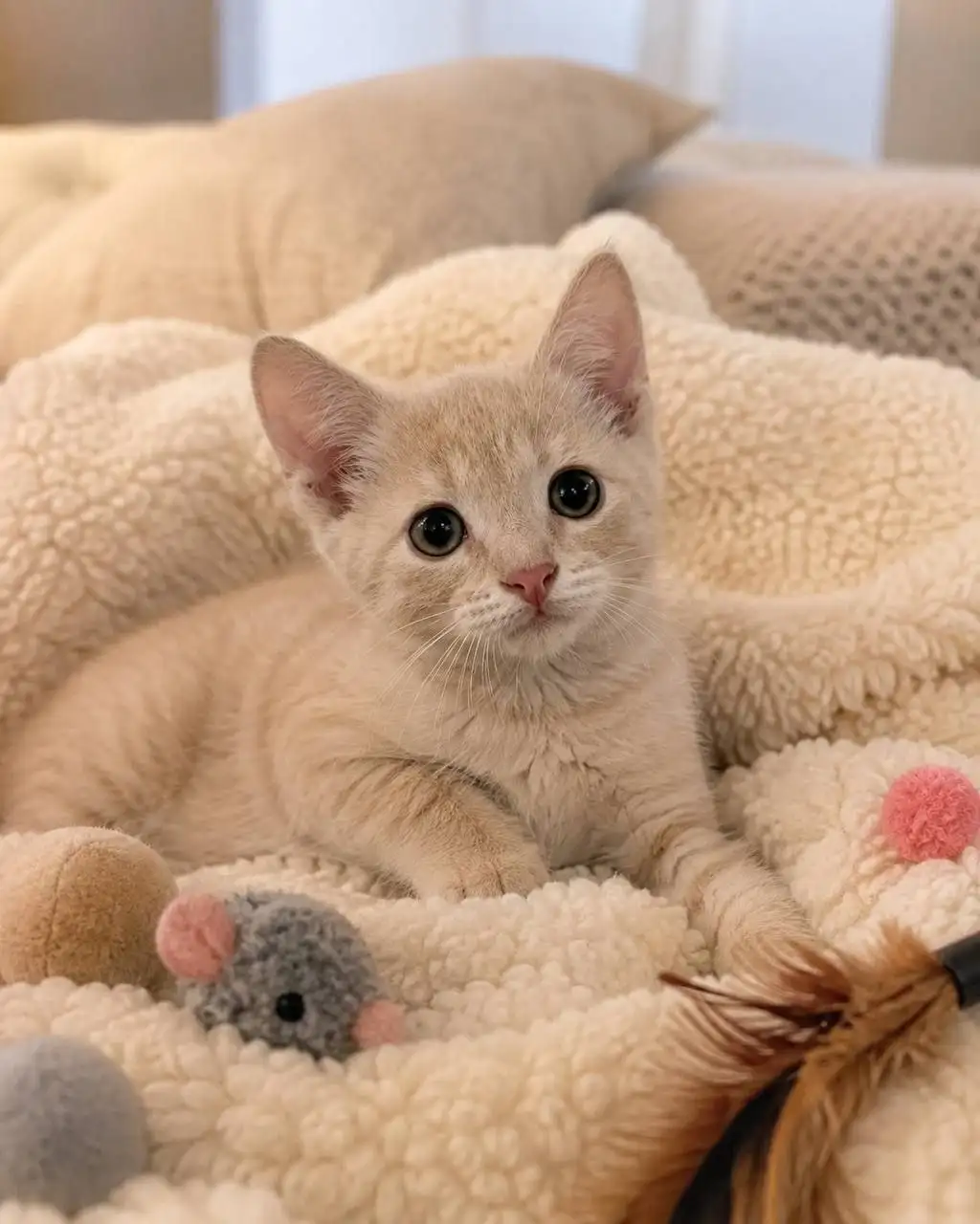 Котенок Персик ищет дом - Животные в Саратов
