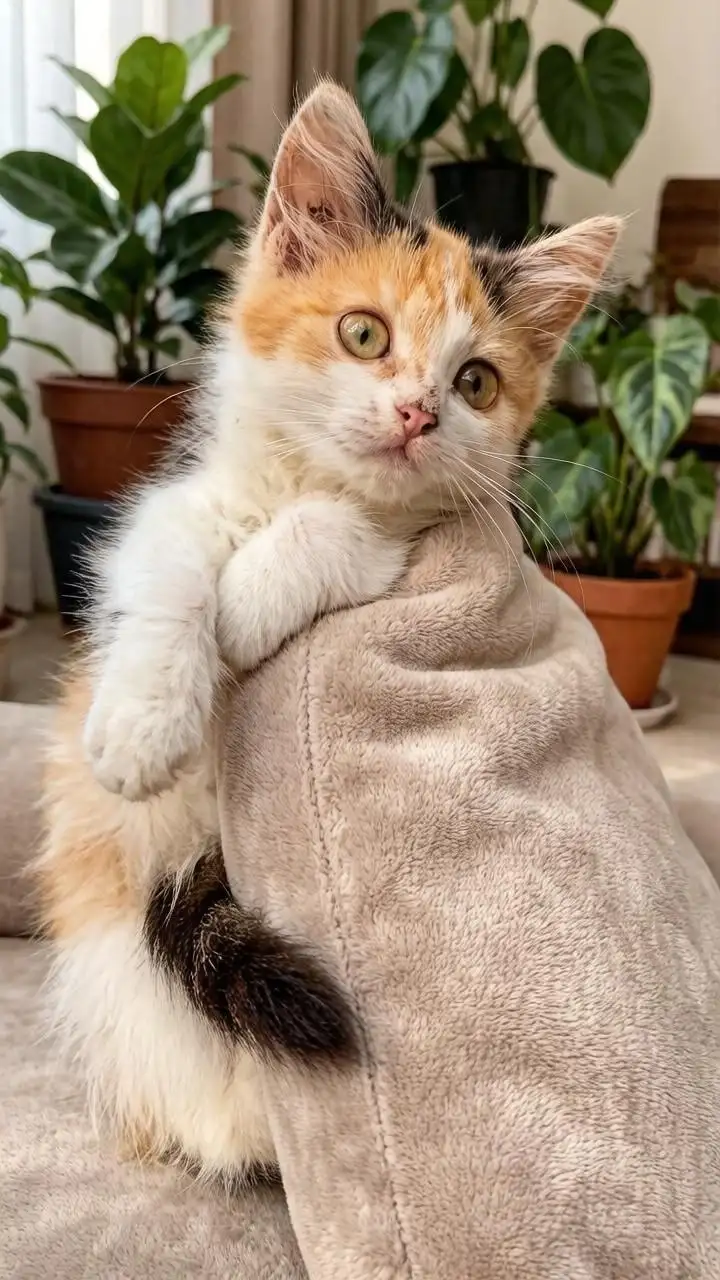 Котенок 2 месяца ищет дом - Кошки (Животные) в Саратов